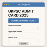 UKPSC Admit Card 2025