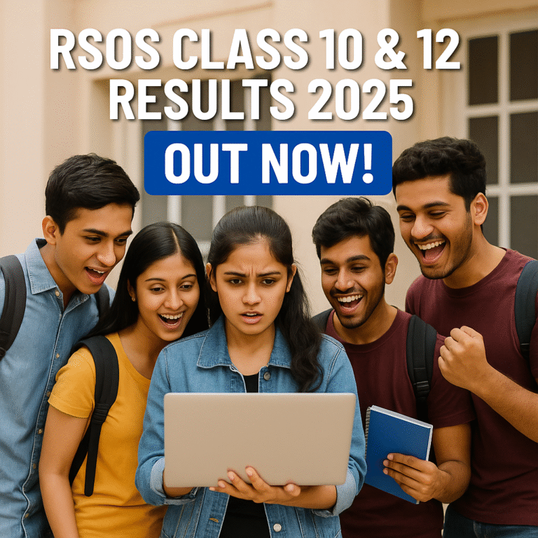 RSOS Class 10 & 12 Results 2025