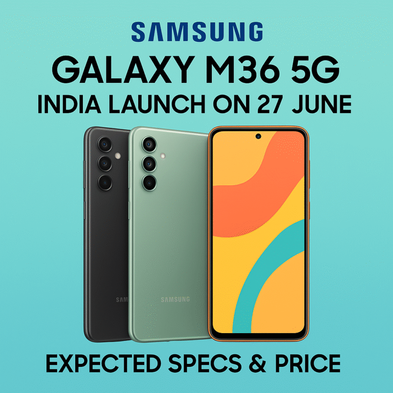 Samsung Galaxy M36 5G Launch on 27 June