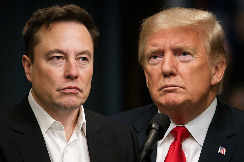 Musk vs Trump America Party