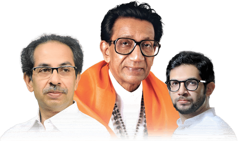 Uddhav Thackeray addressing a public rally, emphasizing Thackeray family's legacy and Maharashtra's cultural identity.